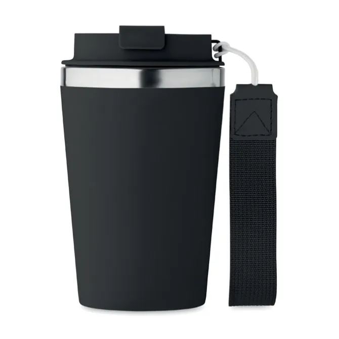 Kubek dwuścienny 350 ml / Czarny MO2317-03