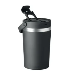 Kubek dwuścienny 350 ml / Czarny MO2922-03