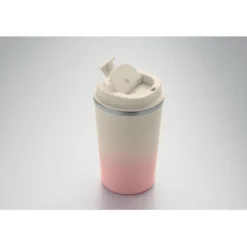 Kubek dwuścienny 350 ml / Dziecięcy Róż MO2885-11