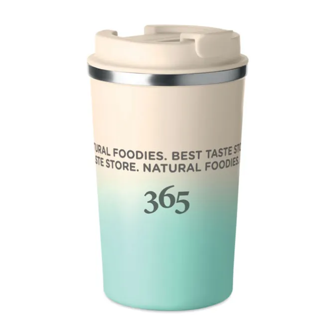 Kubek dwuścienny 350 ml / Miętowy Zielony MO2885-77