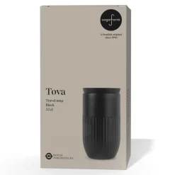 Kubek izolowany Sagaform Tova, 320 ml, szczelny, można myć w zmywarce / Deep Mauve LT52130-N0046