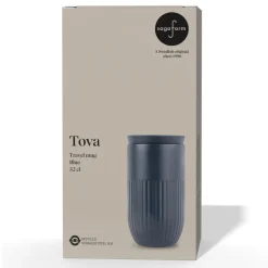 Kubek izolowany Sagaform Tova, 320 ml, szczelny, można myć w zmywarce / Niebieski LT52130-N0011