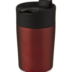Kubek Jetta izolowany próżniowo i powlekany miedzią o pojemności 180 ml / Czerwony 10068821