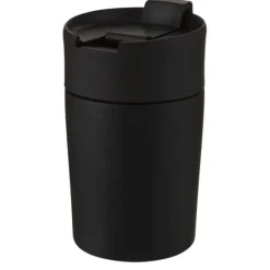 Kubek Jetta izolowany próżniowo i powlekany miedzią o pojemności 180 ml / Czarny 10068890
