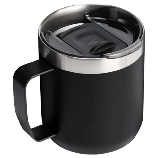 Kubek kempingowy Stanley Everyday 350 ml ze stali nierdzewnej / Czarny 10094990