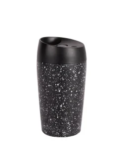 Kubek LOKE 240 ml, czarno-biały / Biały 5018361-