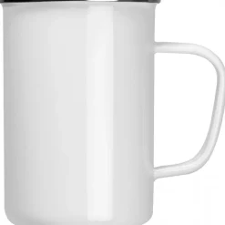 Kubek metalowy emaliowany 550 ml GENE / Biały 8385706