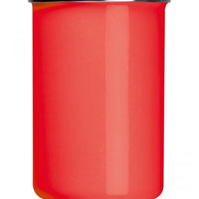Kubek metalowy emaliowany 550 ml GENE / Czerwony 8385705
