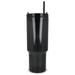 Kubek Miami z uchwytem, przezroczysty, 1,2 l, R-PET / Transparentny / czarny LT98695-N0402