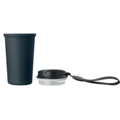 Kubek 400 ml stal recykling / Francuski Granat MO3156-85