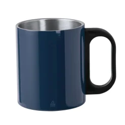 Kubek 300 ml ze stali nierdzewnej z recyklingu / Granatowy V2080-04