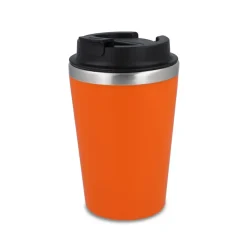 Kubek na kawę na wynos 350ml / Pomarańczowy LT98732-N0026