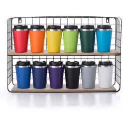Kubek podróżny 350 ml / Błękitny V2233-23