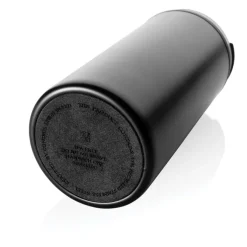 Kubek podróżny 300 ml Metro ze stali nierdzewnej z recyklingu / Czarny P435.041