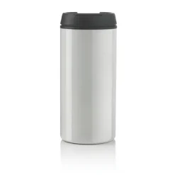 Kubek podróżny 300 ml Metro ze stali nierdzewnej z recyklingu / Biały P435.043