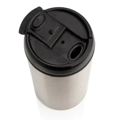 Kubek podróżny 300 ml Metro ze stali nierdzewnej z recyklingu / Srebrny P435.042