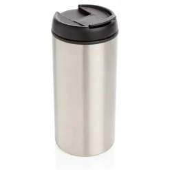 Kubek podróżny 300 ml Metro ze stali nierdzewnej z recyklingu / Srebrny P435.042