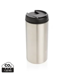 Kubek podróżny 300 ml Metro ze stali nierdzewnej z recyklingu / Srebrny P435.042