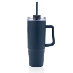 Kubek podróżny 900 ml Tana, plastik z recyklingu / Niebieski P437.100