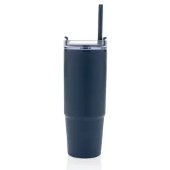 Kubek podróżny 900 ml Tana, plastik z recyklingu / Niebieski P437.100