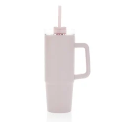 Kubek podróżny 900 ml Tana, plastik z recyklingu / Różowy P437.1014