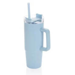 Kubek podróżny 900 ml Tana, plastik z recyklingu / Niebieski P437.1005