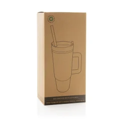 Kubek podróżny 900 ml Tana, plastik z recyklingu / Niebieski P437.1005
