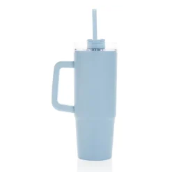 Kubek podróżny 900 ml Tana, plastik z recyklingu / Niebieski P437.1005