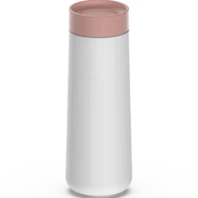 Kubek podróżny 350ml White/Pink Travel / White/Pink B3LL-7398