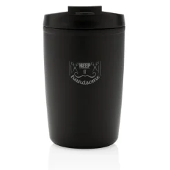Kubek podróżny 300 ml z PP z recyklingu / Czarny P433.081