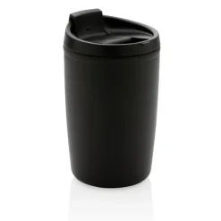 Kubek podróżny 300 ml z PP z recyklingu / Czarny P433.081