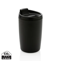 Kubek podróżny 300 ml z PP z recyklingu / Czarny P433.081