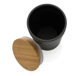 Kubek podróżny 300 ml z PP z recyklingu / Czarny P433.291