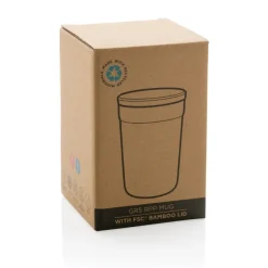 Kubek podróżny 300 ml z PP z recyklingu / Zielony P433.297