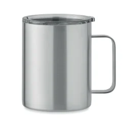 Kubek podwójna ścianka 300 ml / Srebrny mat MO6934-16