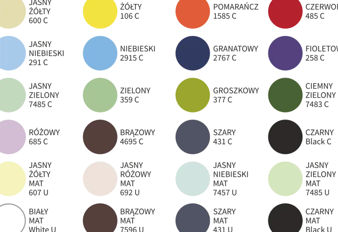 Kubek porcelanowy OLAF 380 ml / Wielokolorowy MRT-04O
