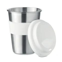 Kubek, stal nierdzewna 350ml / Biały MO6257-06