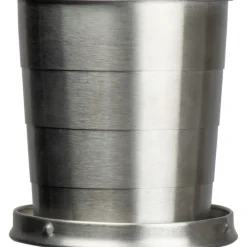 Kubek stalowy składany 250 ml HEATHER / Szary 8399207