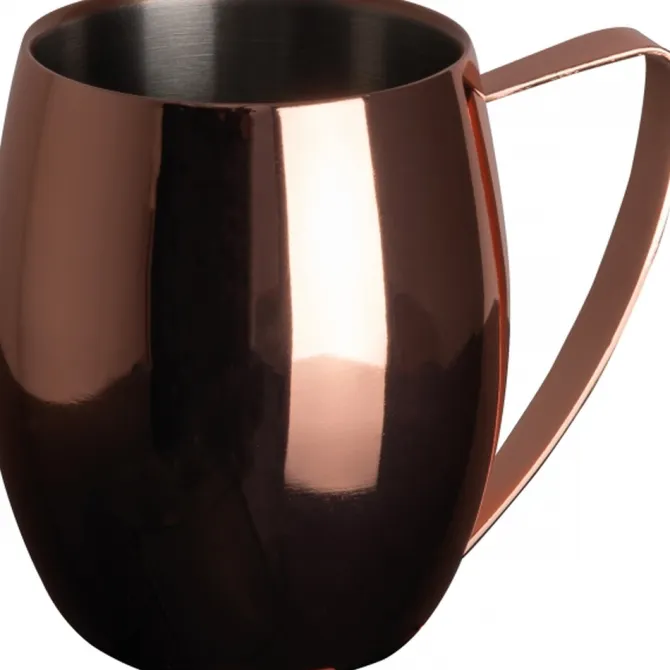 Kubek stalowy z podwójnymi ściankami 400 ml CrisMa WALDEMAR / Miedziany 8517595