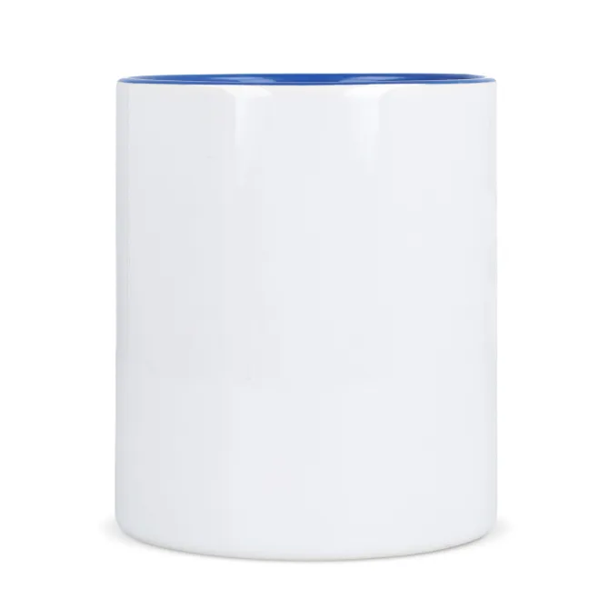 Kubek subli Oslo kolorowy w środku i uchwycie 300ml / Biały / jasnozielony LT51164-N0132