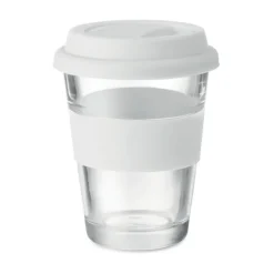 Kubek szklany 350 ml / Biały MO9992-06