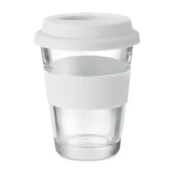 Kubek szklany 350 ml / Biały MO9992-06