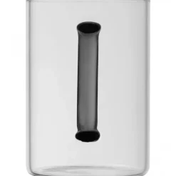 Kubek szklany 250 ml EDDA / Czarny 8234003