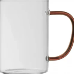 Kubek szklany 250 ml EDDA / Czerwony 8234005
