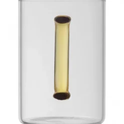 Kubek szklany 250 ml EDDA / żółty 8234008