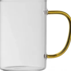 Kubek szklany 250 ml EDDA / żółty 8234008