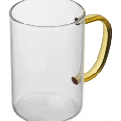Kubek szklany 250 ml EDDA / żółty 8234008