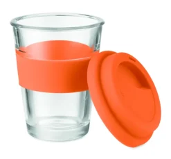 Kubek szklany 350 ml / Pomarańczowy MO9992-10