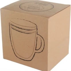 Kubek szklany z pokrywką GERTHE 350 ml / Przeźroczysty 153766