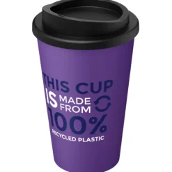 Kubek termiczny americano® o pojemności 350 ml z materiałów pochodzących z recyklingu / Fioletowy 21069137